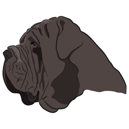 Signmission Neapolitan Mastiff Dog Decal, Dog Lover Decor Vinyl Sticker D-12-Neapolitan Mastiff